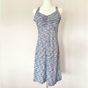 Prana Athletic Dress Women M Amaya Gray Space Dye Outdoor Athleisure Tennis Golf